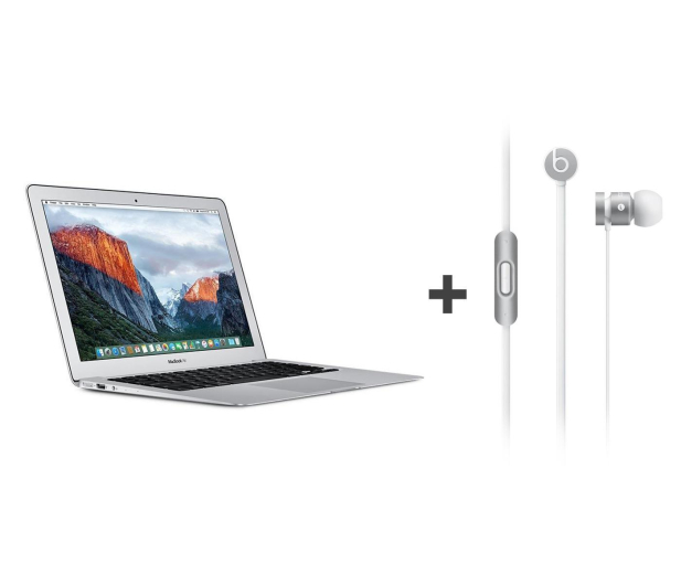 Apple MacBook Air i5/8GB/128GB/HD6000+urBeats Silver - 395982 - zdjęcie